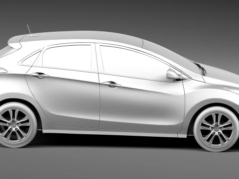 Hyundai I30 2013 3D Model