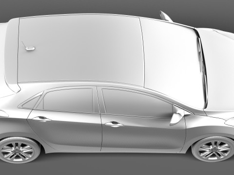 Hyundai I30 2013 3Dモデル