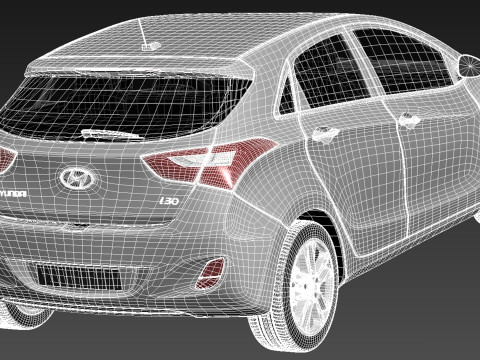 Hyundai I30 2013 3Dモデル