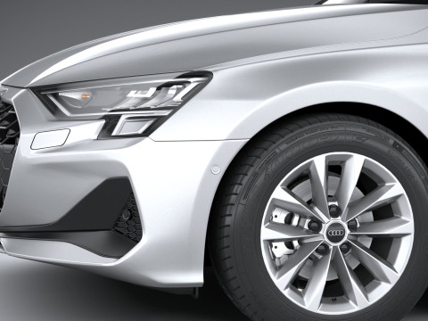 Audi A3 Sportback 2025 3D 모델