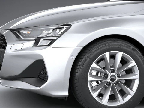 Audi A3 Sportback 2025 3D Model