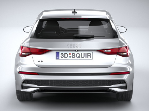 Audi A3 Sportback 2025 3D 모델