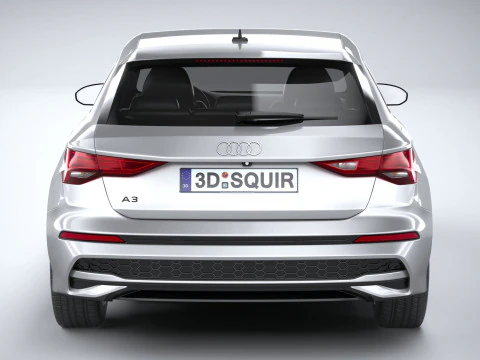Audi A3 Sportback 2025 3D Model