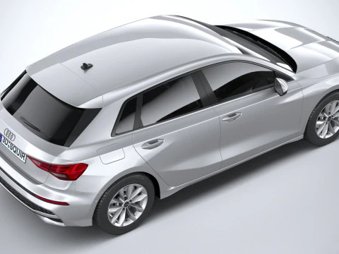 Audi A3 Sportback 2025 3D Model