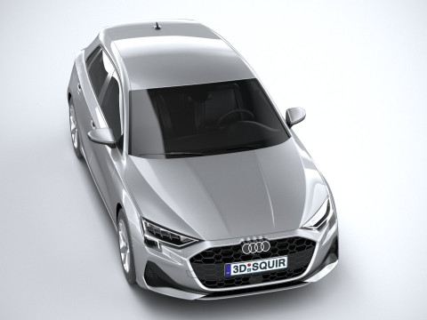 Audi A3 Sportback 2025 3D 모델