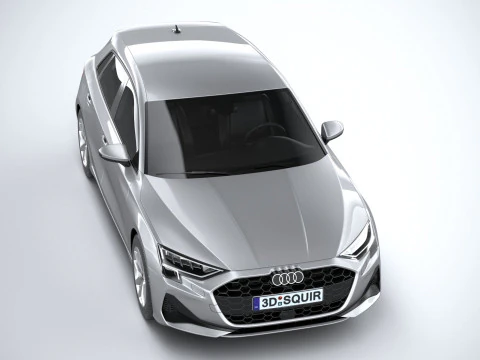 Audi A3 Sportback 2025 3D Model