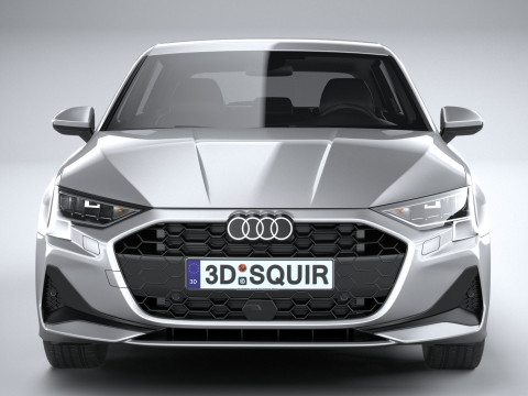 Audi A3 Sportback 2025 3D 모델