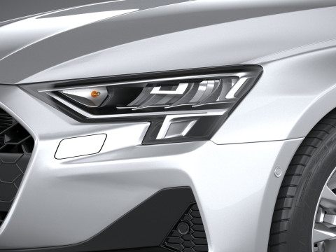 Audi A3 Sportback 2025 3D 모델