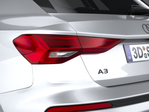 Audi A3 Sportback 2025 3D 모델