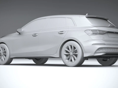 Audi A3 Sportback 2025 3D Model