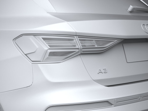Audi A3 Sportback 2025 3D 모델