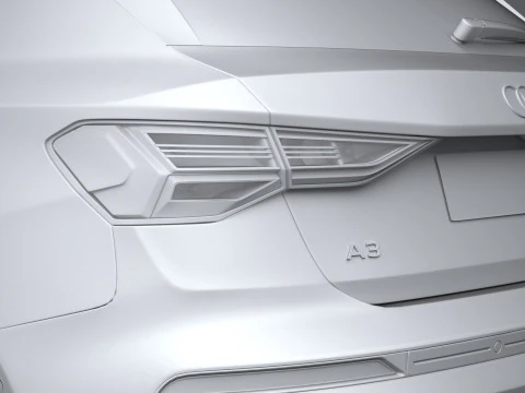 Audi A3 Sportback 2025 3D Model