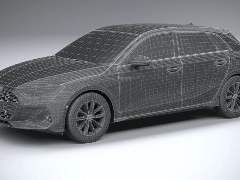 Audi A3 Sportback 2025 3D Model