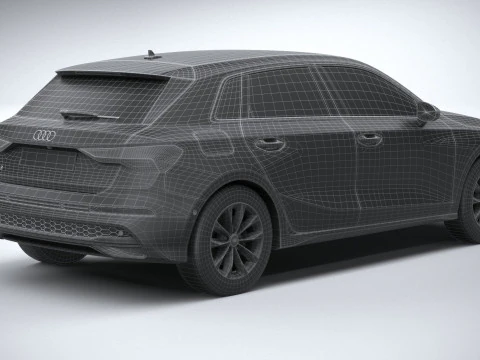 Audi A3 Sportback 2025 3D Model