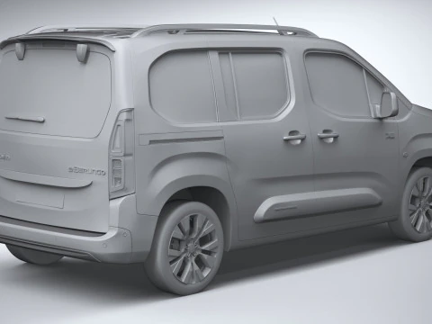 Citroen Berlingo Passenger 2024 3D Model