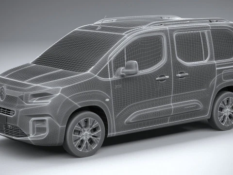 Citroen Berlingo Passenger 2024 3D Model