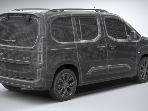 Citroen Berlingo Passenger 2024 Model 3D