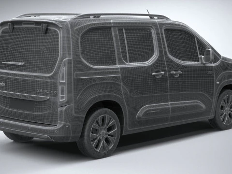 Citroen Berlingo Passenger 2024 3D Model