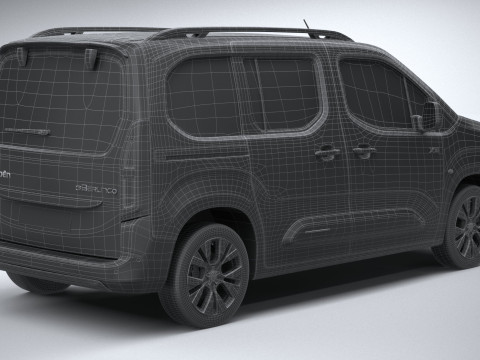 Citroen Berlingo Passenger 2024 Model 3D