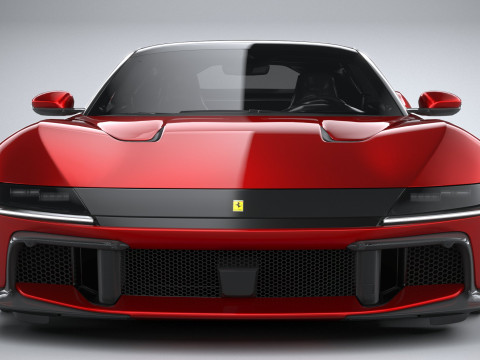 Ferrari 12Cilindri 2025 LowPoly 3D Model
