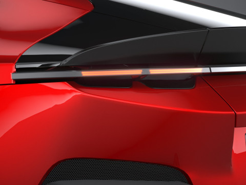 Ferrari 12Cilindri 2025 LowPoly 3D Model