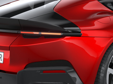 Ferrari 12Cilindri 2025 LowPoly 3D Model
