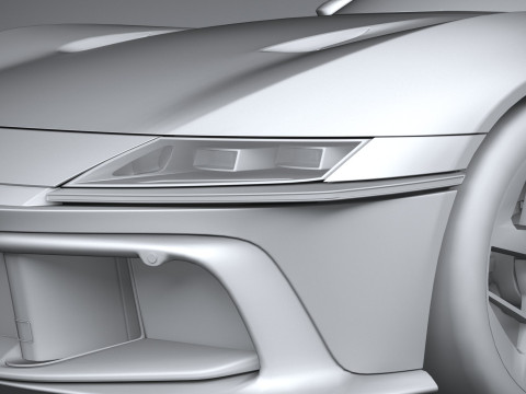 Ferrari 12Cilindri 2025 LowPoly 3D Model