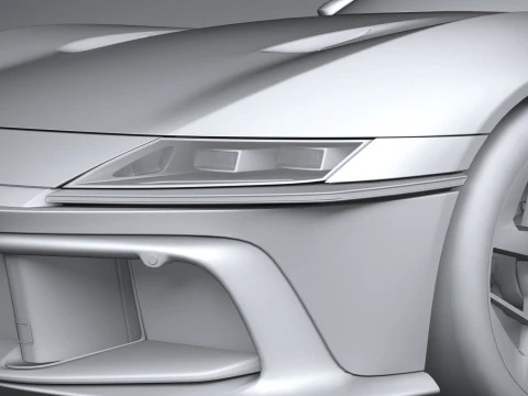 Ferrari 12Cilindri 2025 LowPoly 3D Model