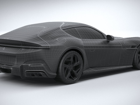 Ferrari 12Cilindri 2025 LowPoly 3D Model