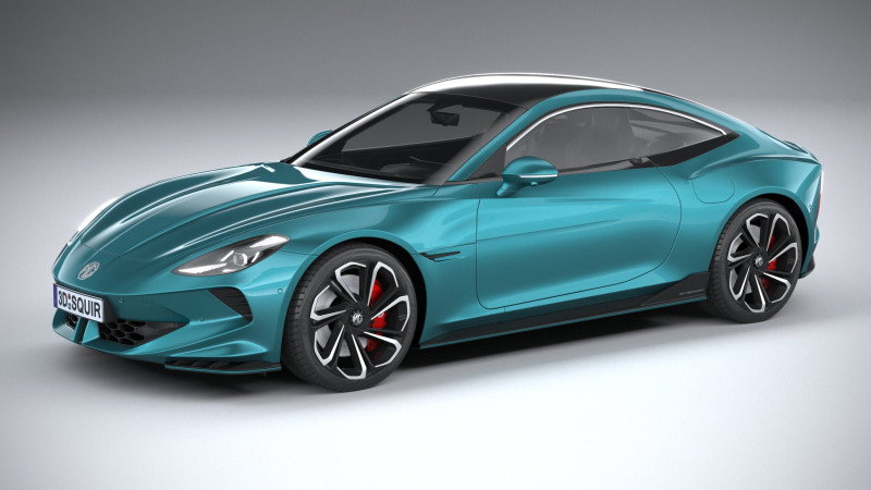 MG Cyber GTS 2024 3D-Modell .c4d .max .obj .3ds .fbx .stl .blend 