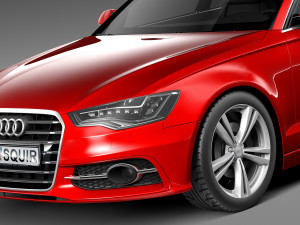 Audi S6 Avant 2013 3D Модель