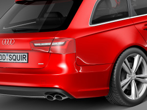 Audi S6 Avant 2013 3D Модель
