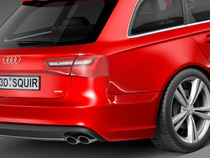 Audi S6 Avant 2013 3D Model