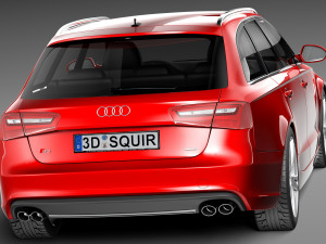 Audi S6 Avant 2013 3D Модель