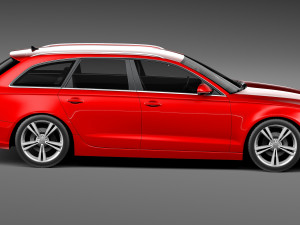 Audi S6 Avant 2013 3D Модель