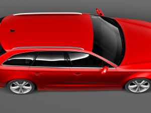 Audi S6 Avant 2013 3D Модель