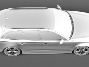 Audi S6 Avant 2013 3D Модель
