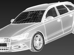 Audi S6 Avant 2013 3D Модель