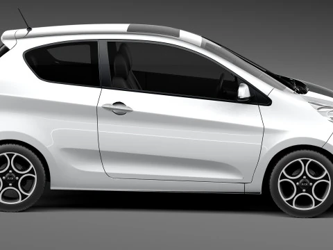 Kia Picanto 3-Door 2013 3D Model