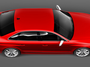 Audi RS4 2013 sedan Modelo 3D