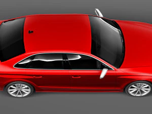 Audi RS4 sedan 2013 3D Model