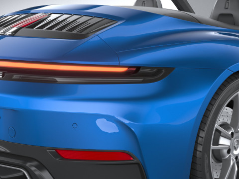 Porsche 911 Carrera Cabriolet 2025 3D 모델
