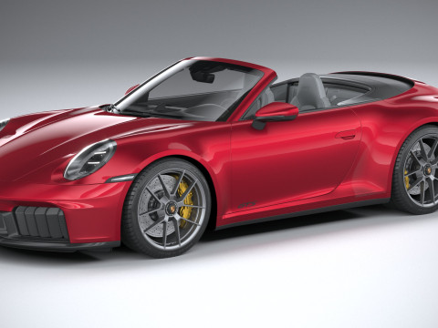 Porsche 911 Carrera GTS Cabriolet 2025 Modelo 3D
