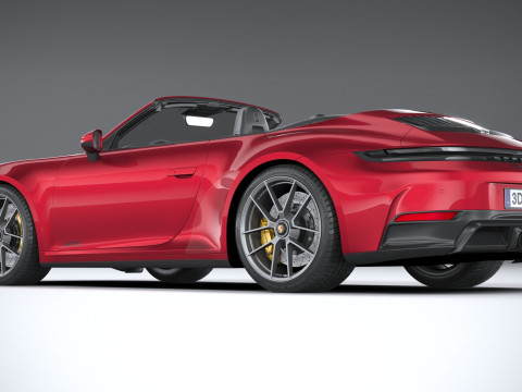 Porsche 911 Carrera GTS Cabriolet 2025 3D Model
