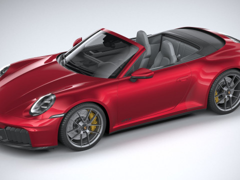 Porsche 911 Carrera GTS Cabriolet 2025 3D Model