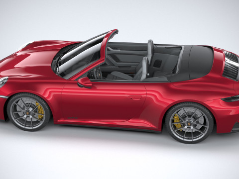 Porsche 911 Carrera GTS Cabriolet 2025 3D Model