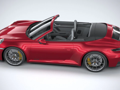 Porsche 911 Carrera GTS Cabriolet 2025 3D Model