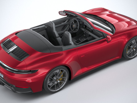 Porsche 911 Carrera GTS Cabriolet 2025 3D Model
