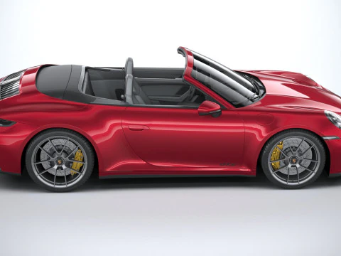 Porsche 911 Carrera GTS Cabriolet 2025 3D Model