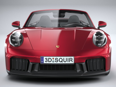 Porsche 911 Carrera GTS Cabriolet 2025 3D Model